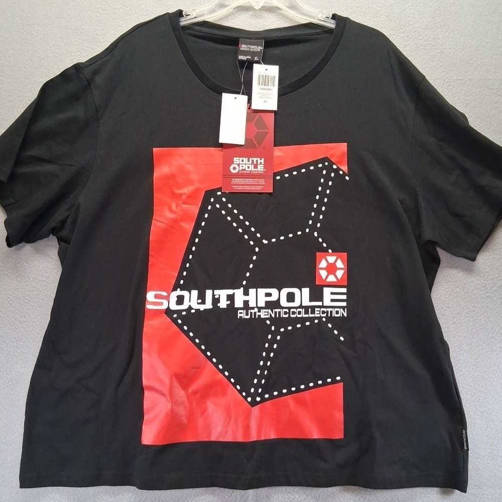 NWT Southpole Women Tshirt Black‎ Size XL